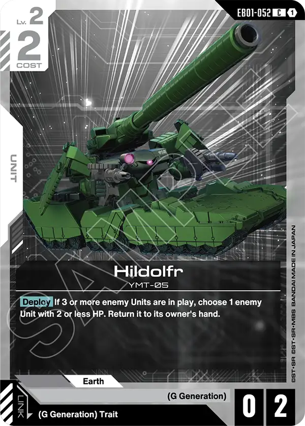 Hildolfr Gundam Card Game card