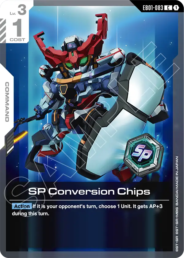 SP Conversion Chips Gundam Card Game card