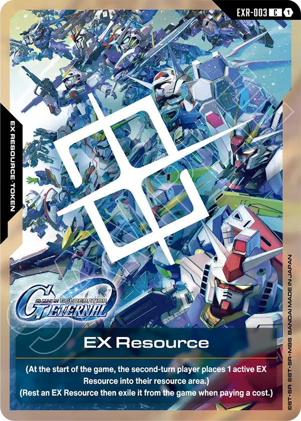 EX Resource Gundam Card Game card