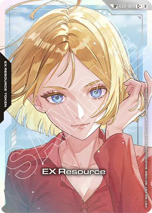 EX Resource Gundam Card Game card