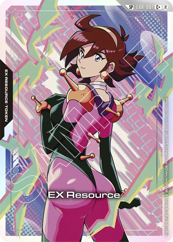 EX Resource Gundam Card Game card