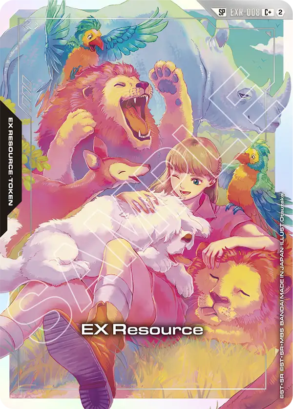 EX Resource Gundam Card Game card