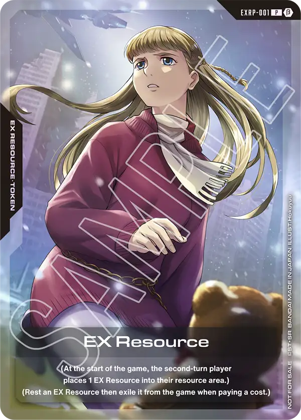 EX Resource Gundam Card Game card