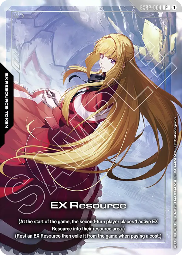 EX Resource Gundam Card Game card