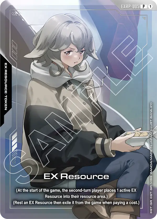 EX Resource Gundam Card Game card