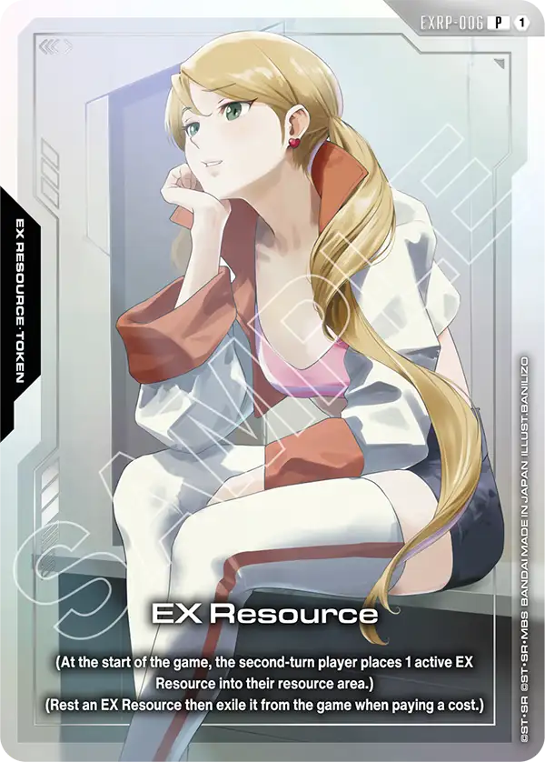 EX Resource Gundam Card Game card