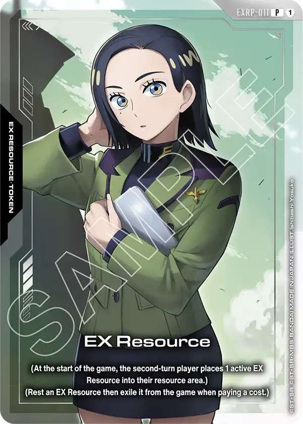 EX Resource Gundam Card Game card