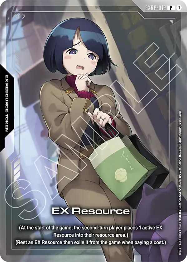 EX Resource Gundam Card Game card