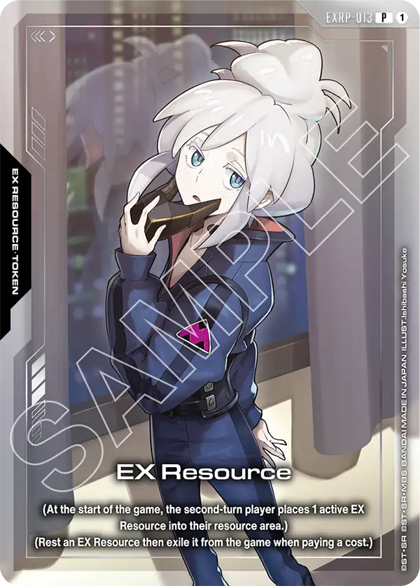 EX Resource Gundam Card Game card