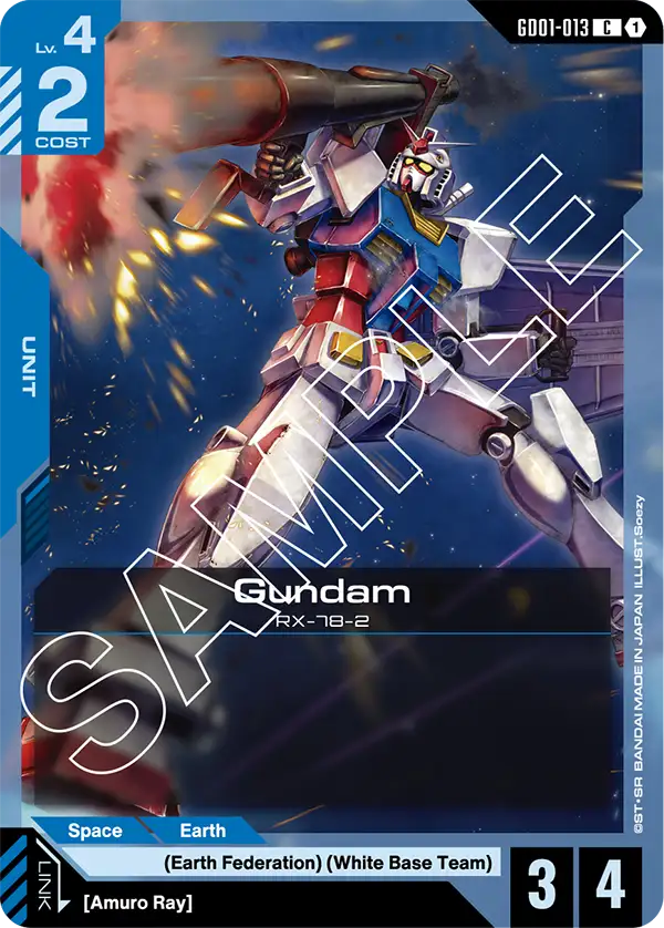 Gundam Gundam Card Game card