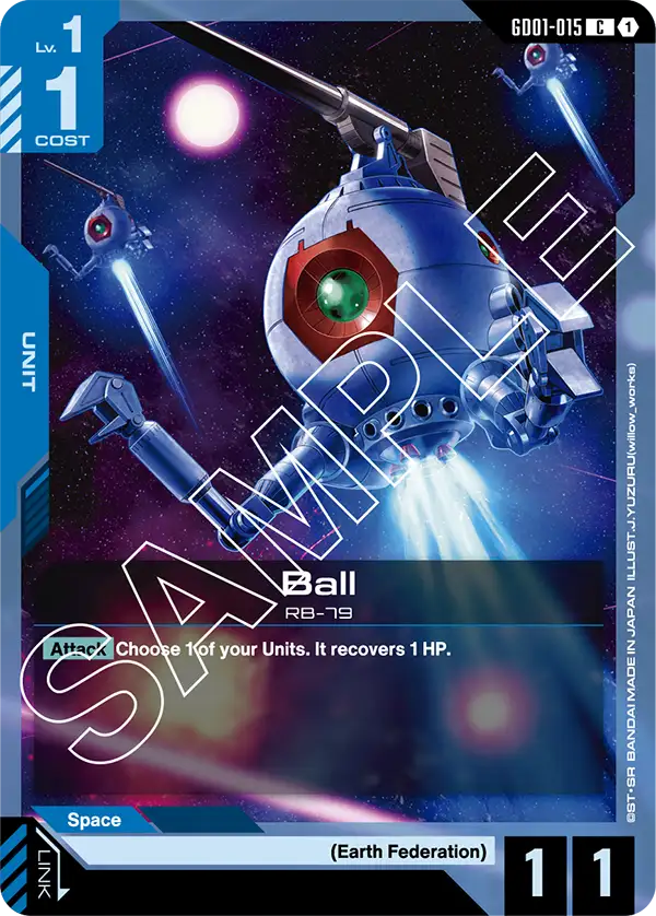 Ball Gundam Card Game card
