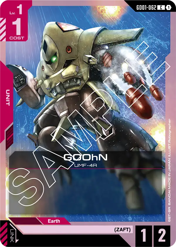 GOOhN Gundam Card Game card