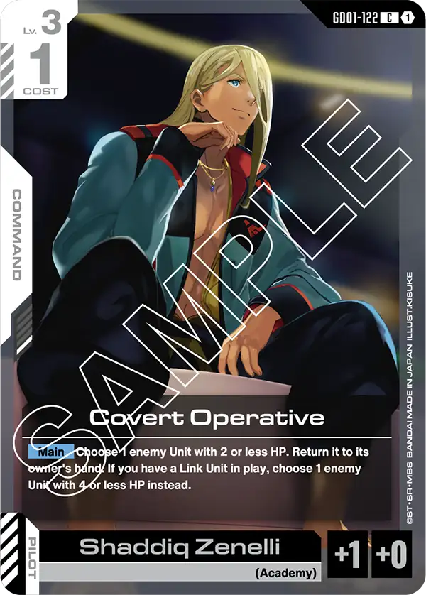 Covert Operative Gundam Card Game card