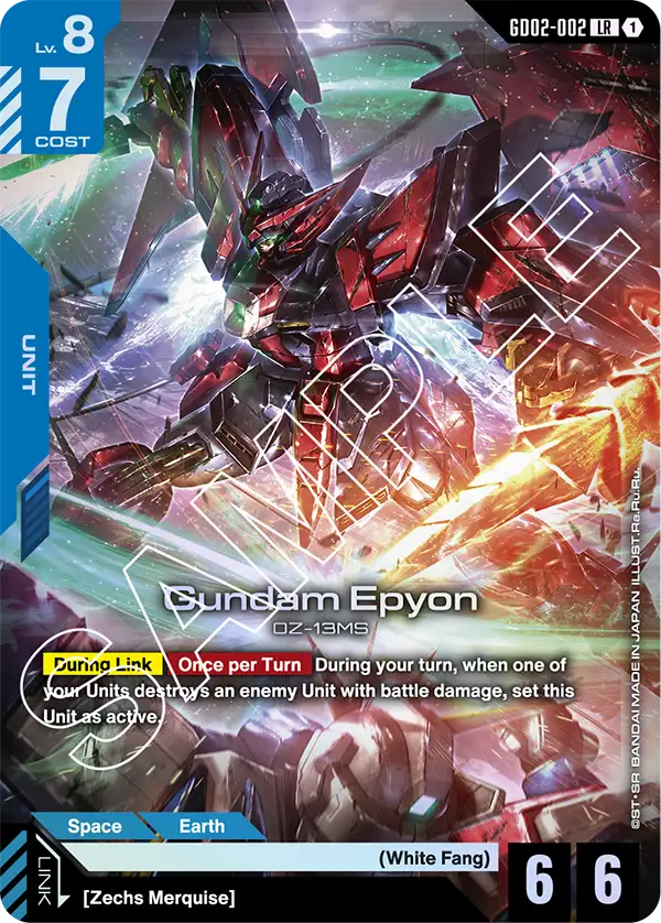 Gundam Epyon Gundam Card Game card