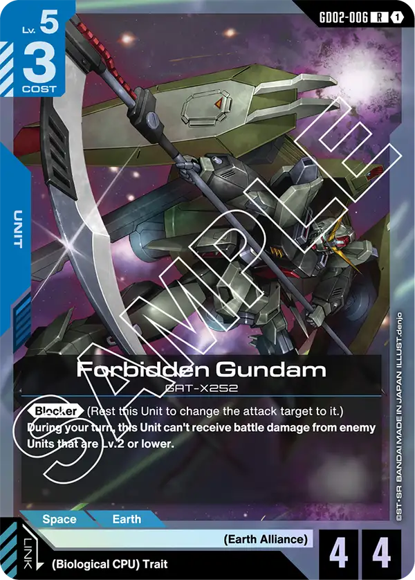 Forbidden Gundam Gundam Card Game card