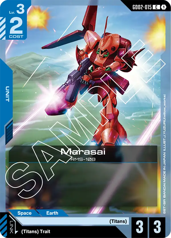 Marasai Gundam Card Game card