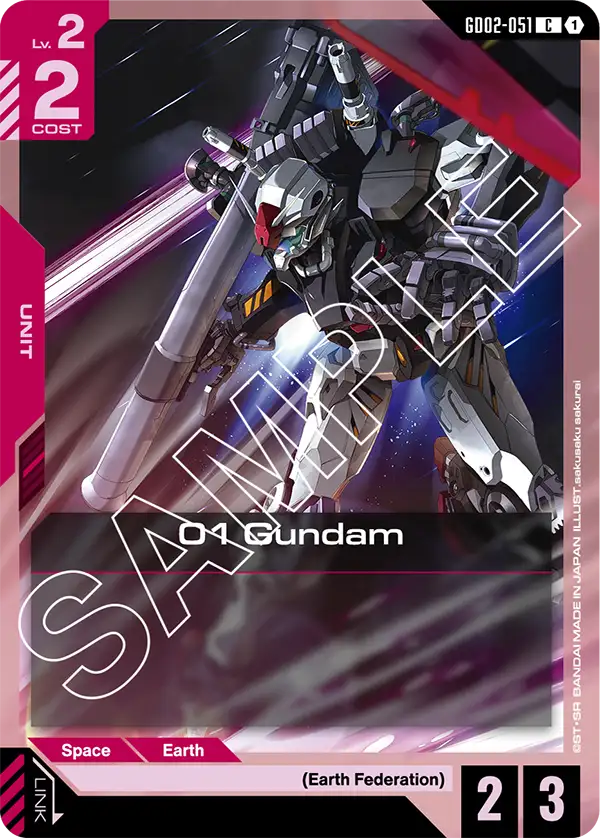 01 Gundam Gundam Card Game card