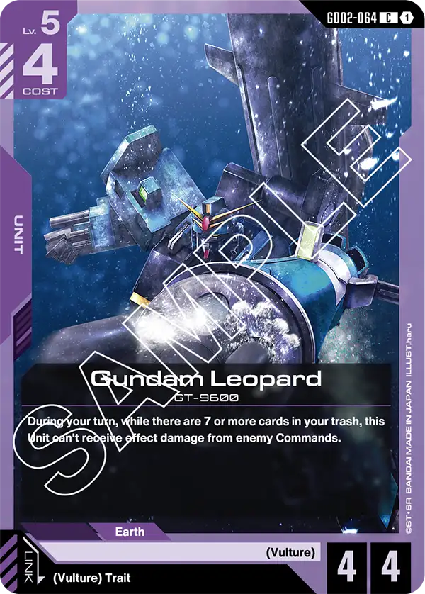 Gundam Leopard Gundam Card Game card