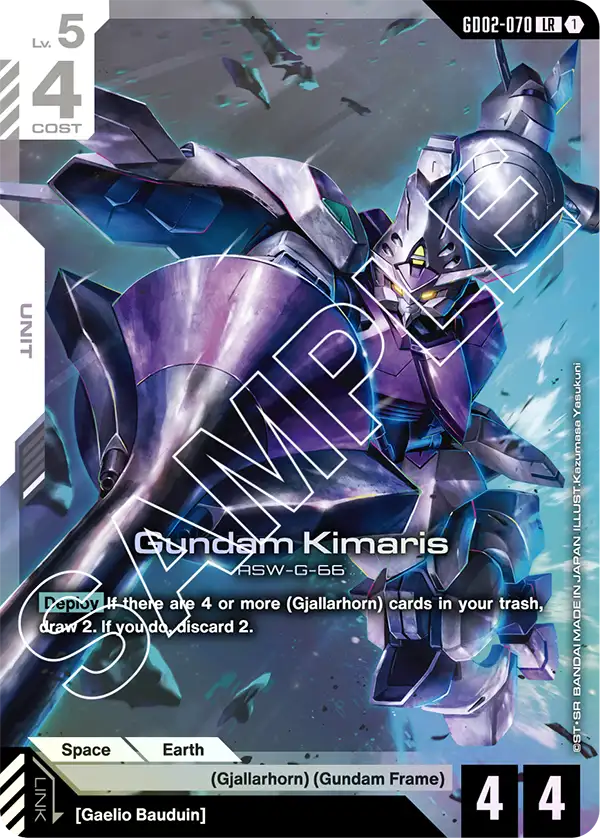 Gundam Kimaris Gundam Card Game card