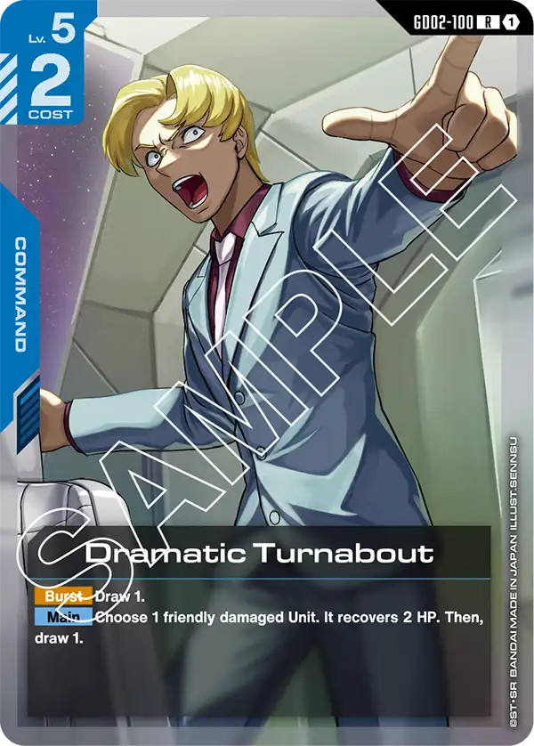 Dramatic Turnabout Gundam Card Game card