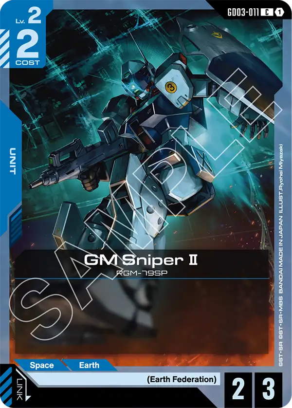 GM Sniper II Gundam Card Game card