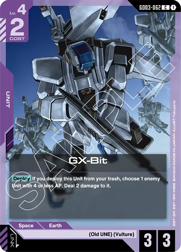 GX-Bit Gundam Card Game card