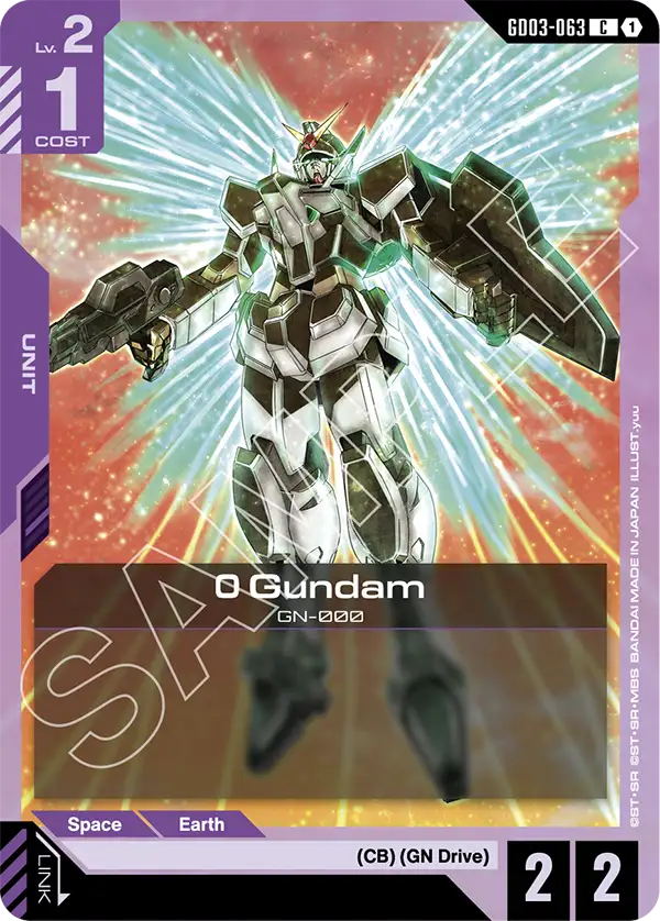 0 Gundam Gundam Card Game card