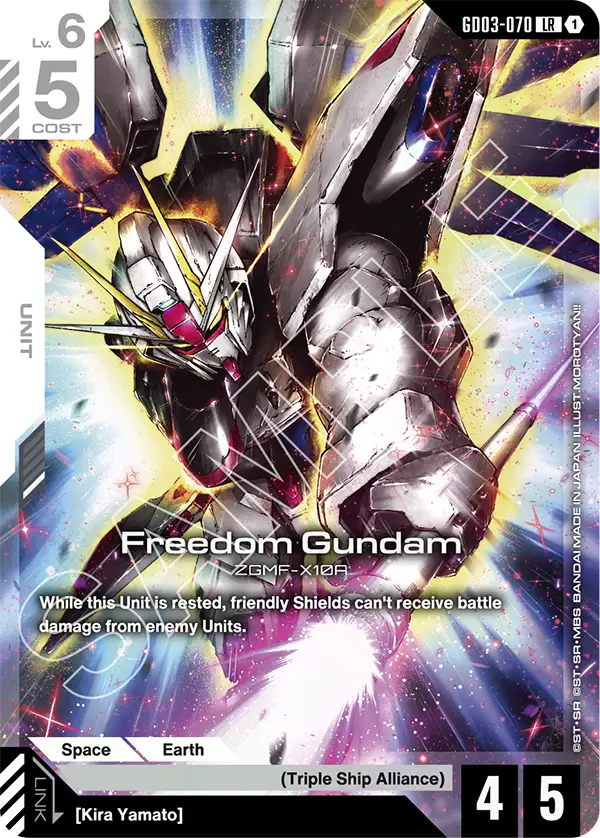 Freedom Gundam Gundam Card Game card