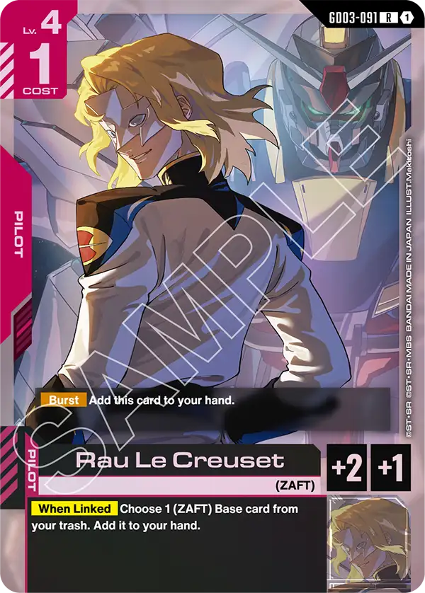 Rau Le Creuset Gundam Card Game card