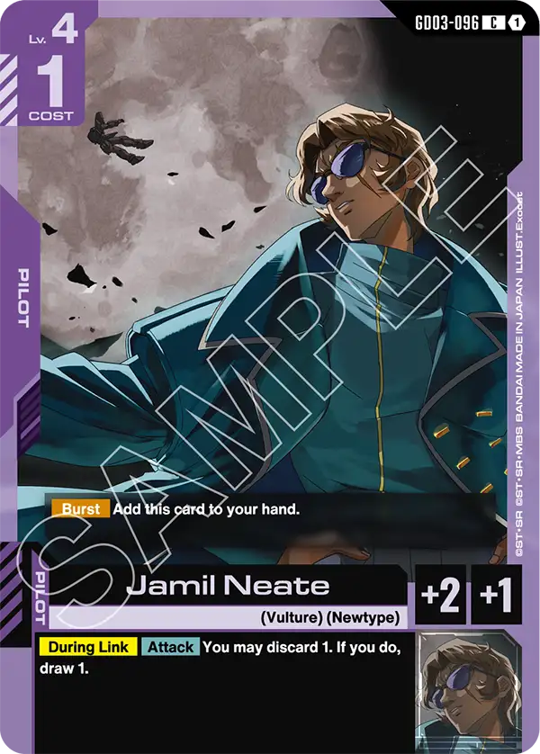 Jamil Neate Gundam Card Game card