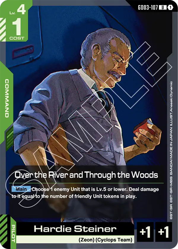Over the River and Through the Woods Gundam Card Game card