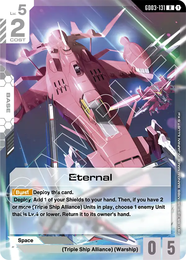 Eternal Gundam Card Game card