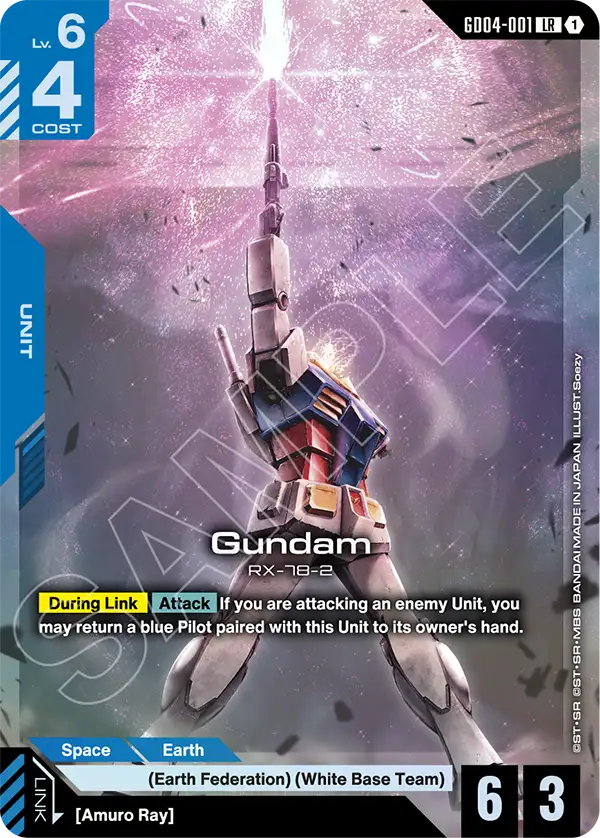 Gundam Gundam Card Game card