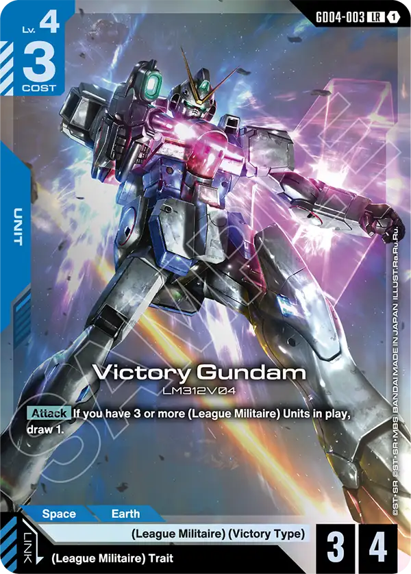 Victory Gundam Gundam Card Game card