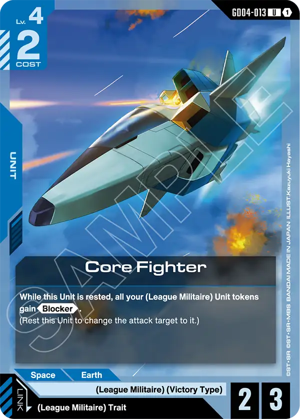 Core Fighter Gundam Card Game card