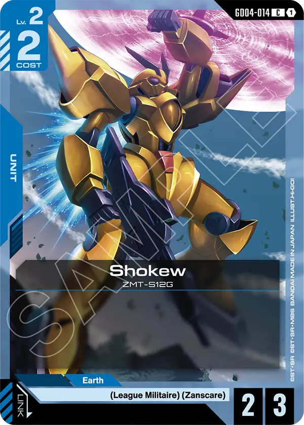 Shokew Gundam Card Game card