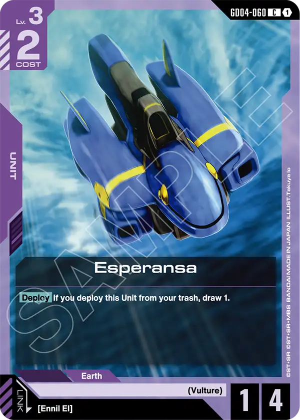 Esperansa Gundam Card Game card