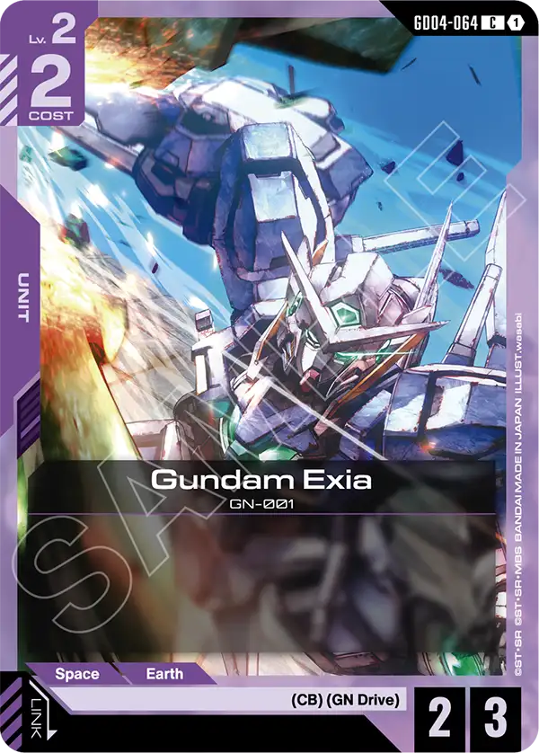 Gundam Exia Gundam Card Game card