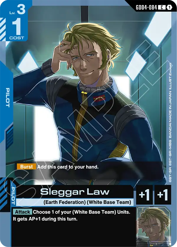 Sleggar Law Gundam Card Game card