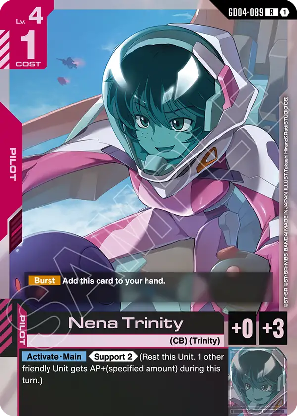 Nena Trinity Gundam Card Game card