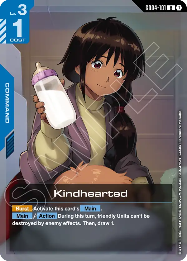 Kindhearted Gundam Card Game card