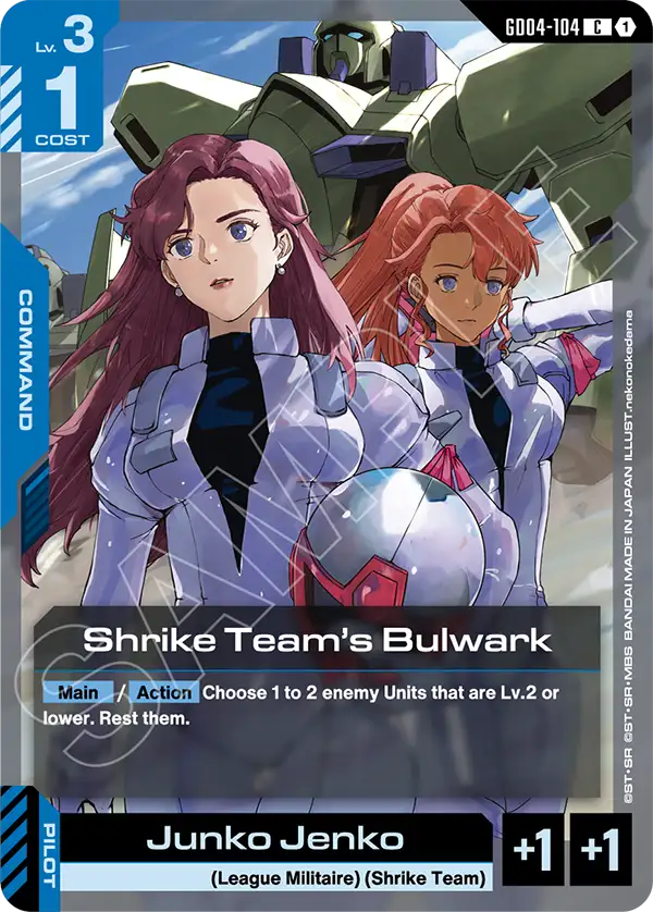 Shrike Team's Bulwark Gundam Card Game card