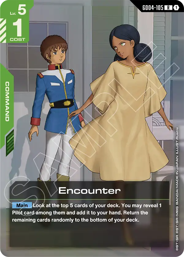 Encounter Gundam Card Game card