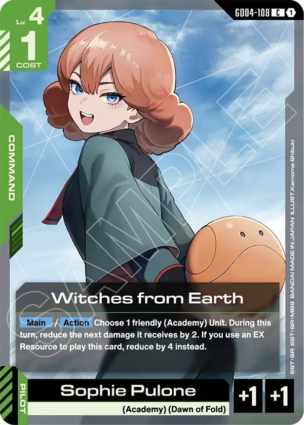 Witches from Earth Gundam Card Game card