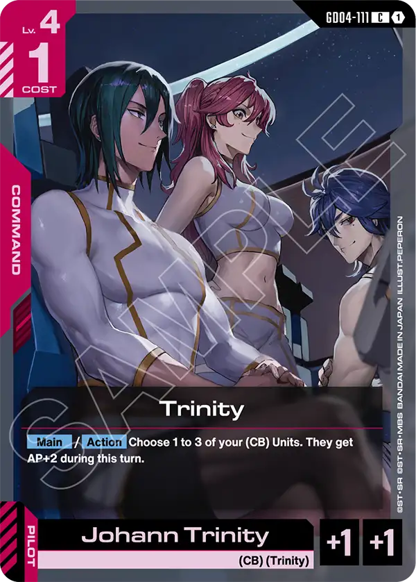 Trinity Gundam Card Game card