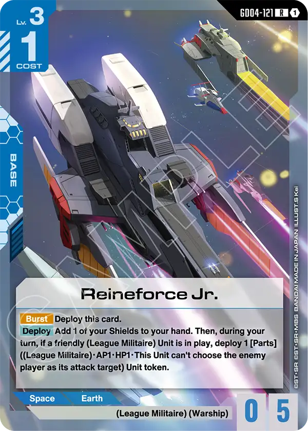 Reineforce Jr. Gundam Card Game card