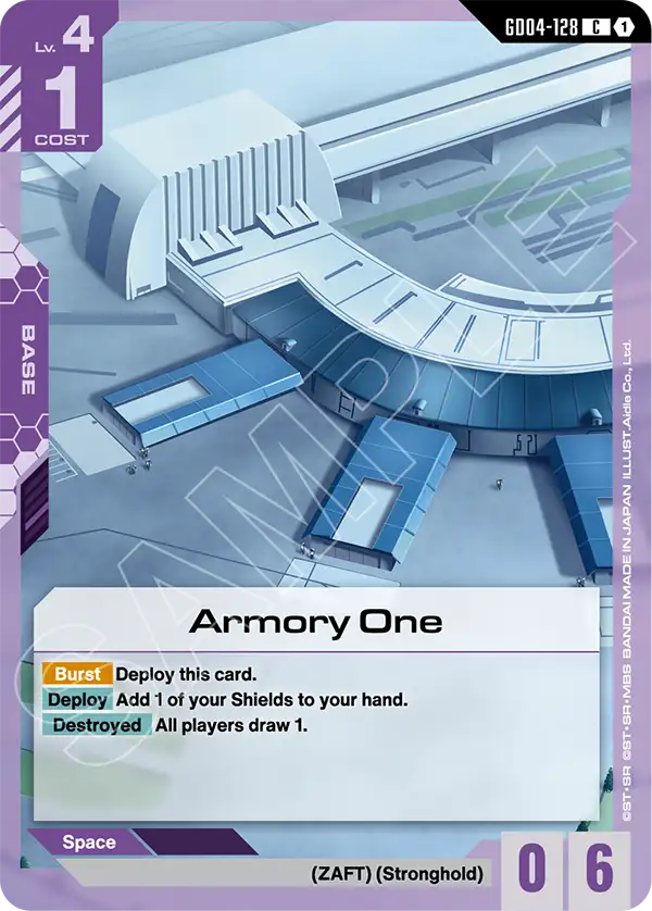 Armory One Gundam Card Game card
