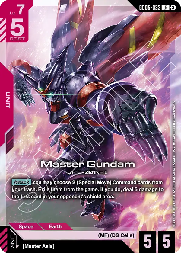 Master Gundam Gundam Card Game card