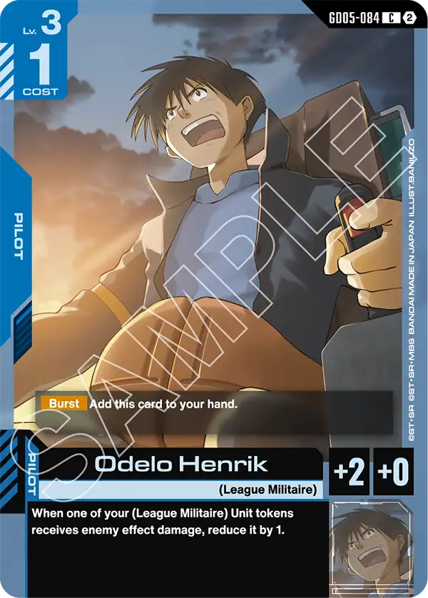 Odelo Henrik Gundam Card Game card