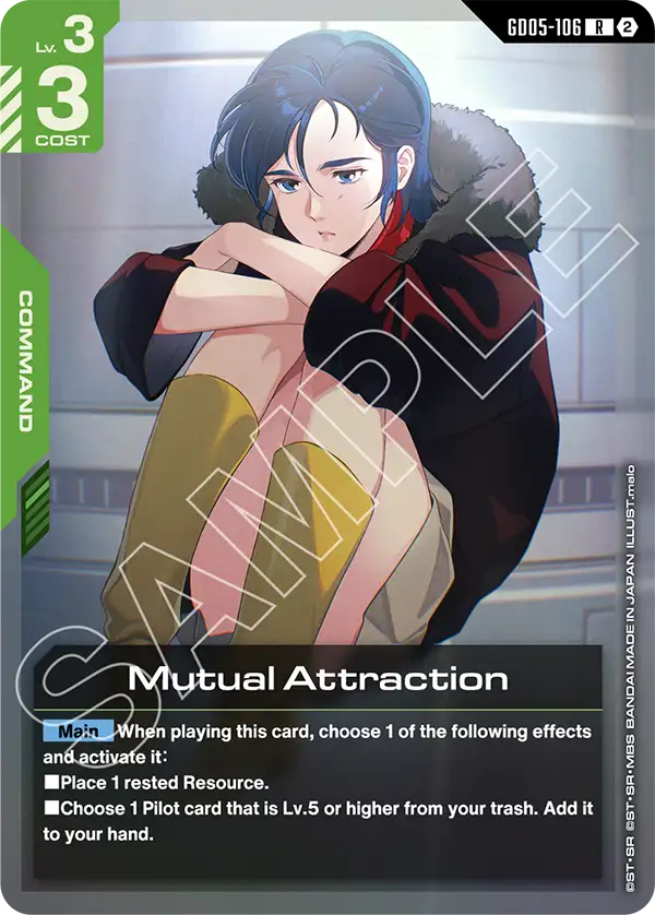 Mutual Attraction Gundam Card Game card